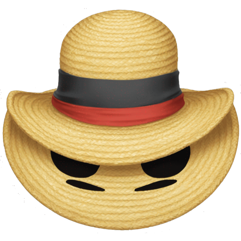 Luffy One Piece Straw Hat emoji