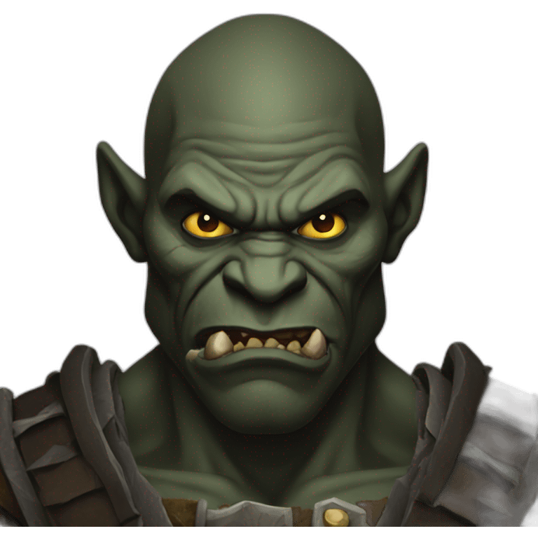 Black Orc emoji