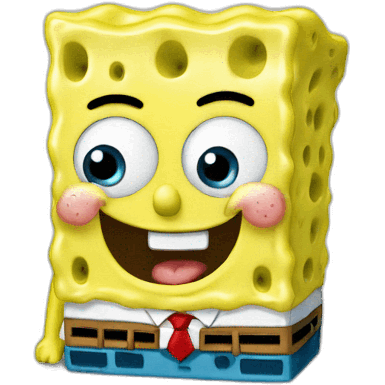 Sponge bob and garie emoji