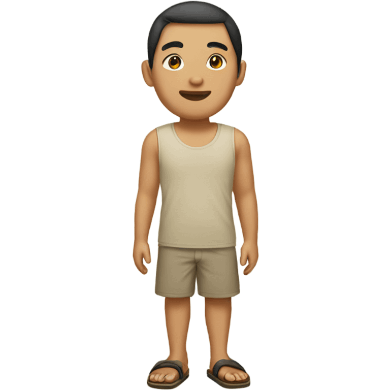 Asian with sandals emoji