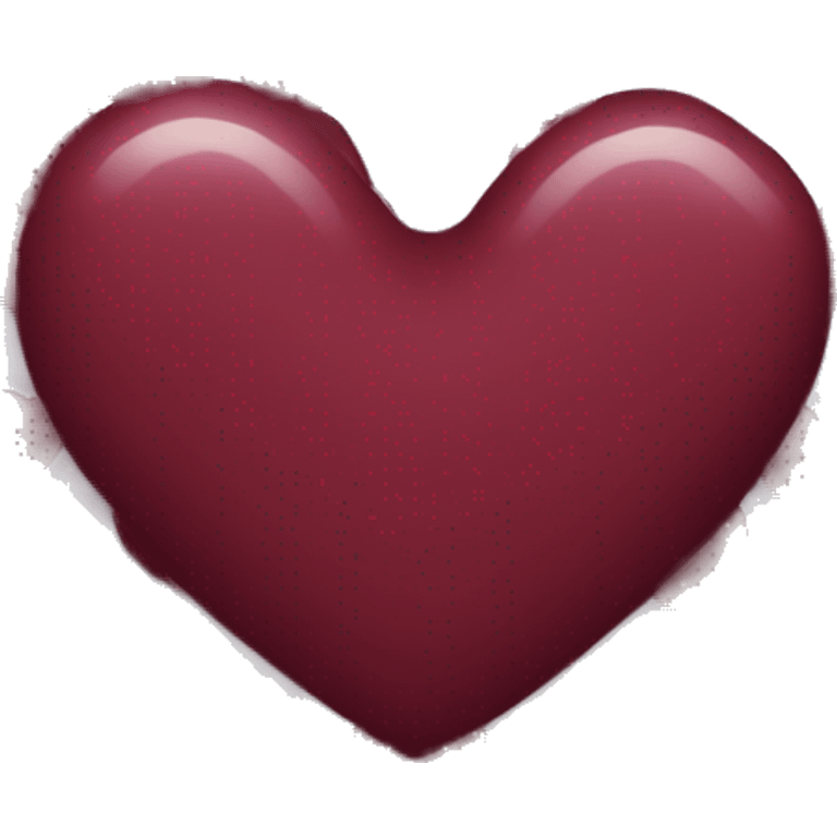 Maroon heart  emoji