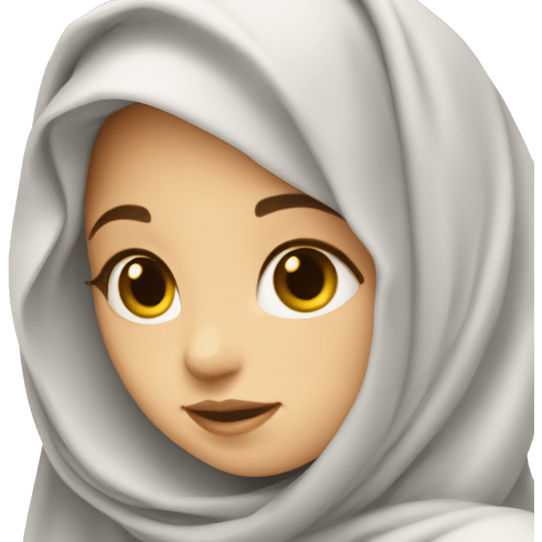 girl doing umrah  emoji