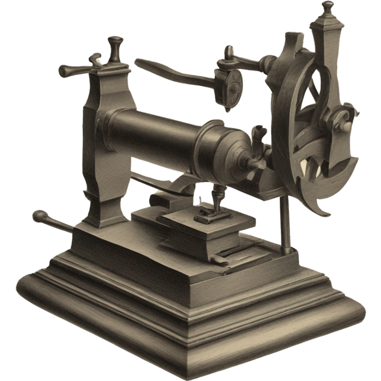  sharpening machine XVIII century emoji