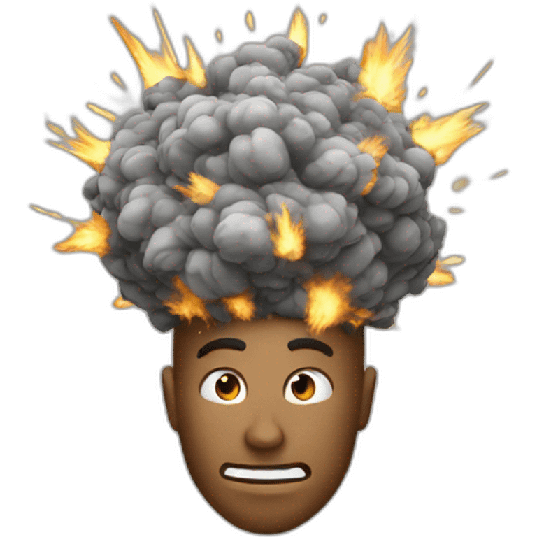 exploding head emoji