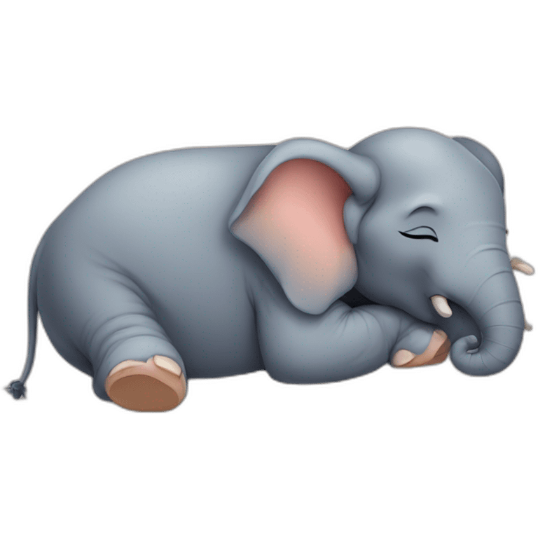 elephant-sleeping emoji