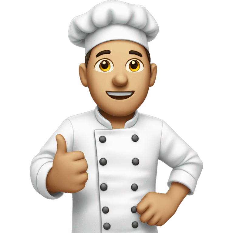 chef with hand to it’s mouth emoji