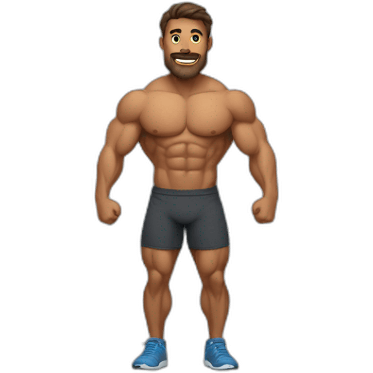 Homme qui fait de la musculation emoji