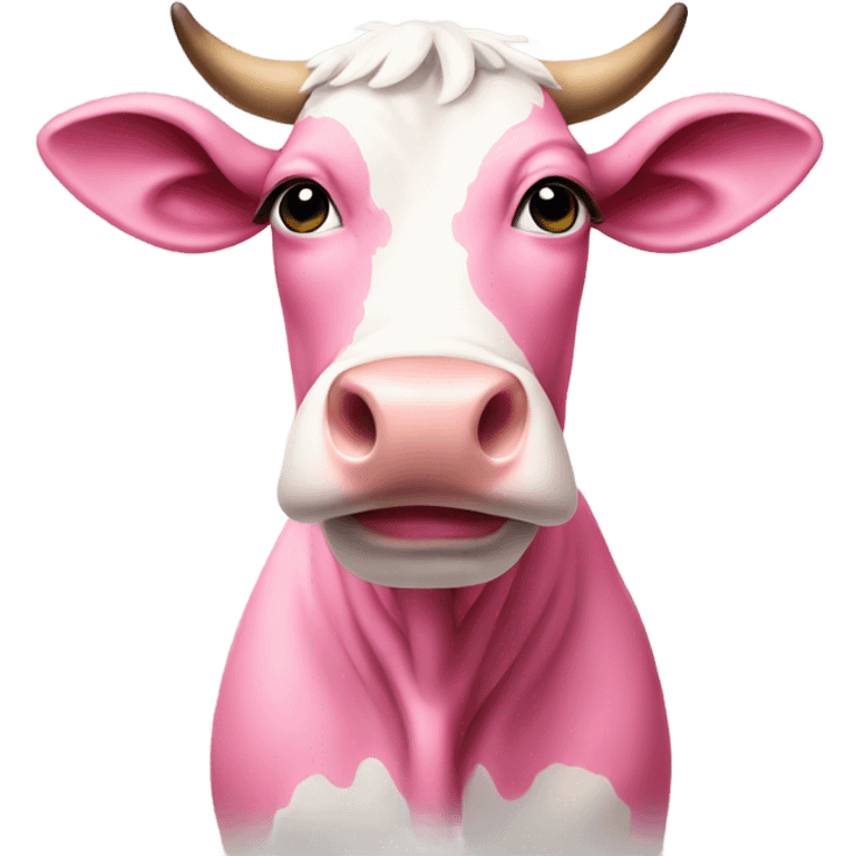 pink cow emoji