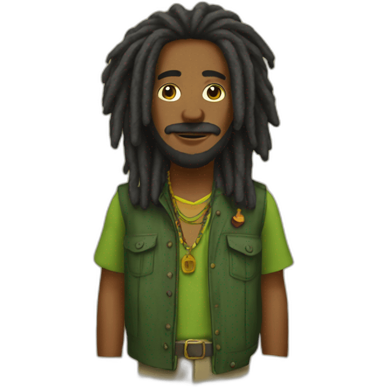 Rasta pease emoji