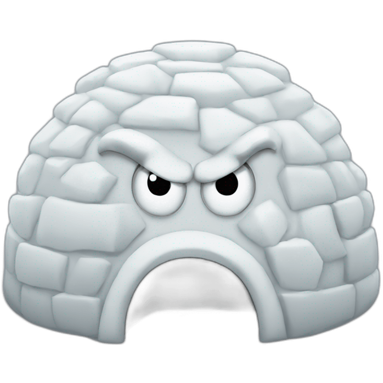 igloo angry face emoji