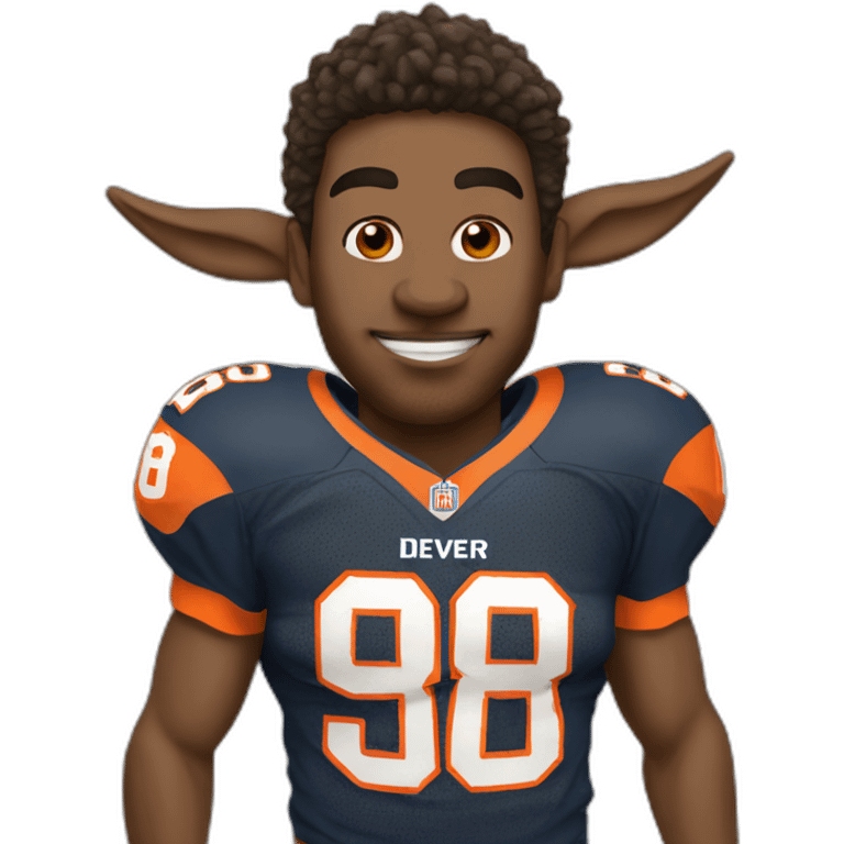 Denver donkey football player emoji