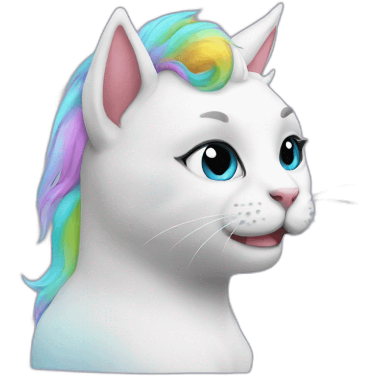 Unicorn cat ￼ emoji