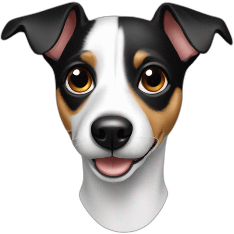 rat-terrier-dog-face-black-and-white emoji