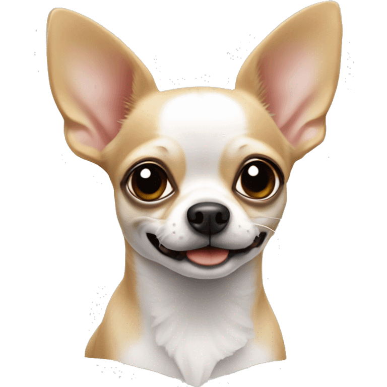 Langhaarig Chihuahua weiß emoji