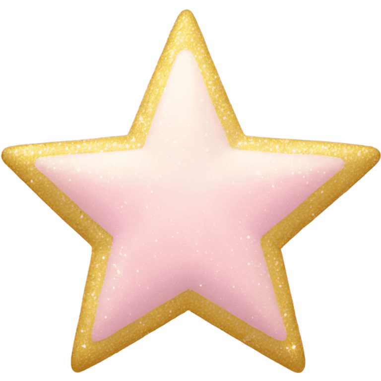 pale pink star sparkle emoji