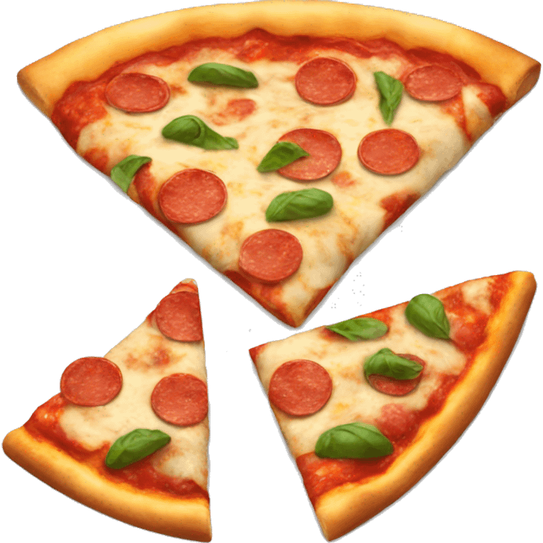 A delicious pizza emoji emoji