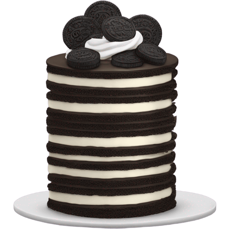 10 layer Oreo cake  emoji