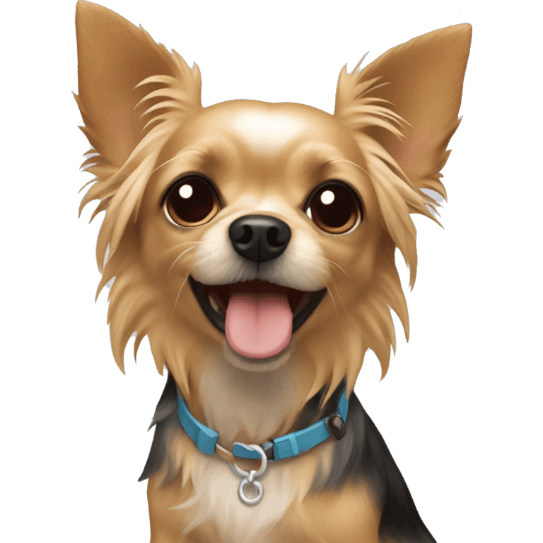 Chihuahua Yorkie mix dog emoji