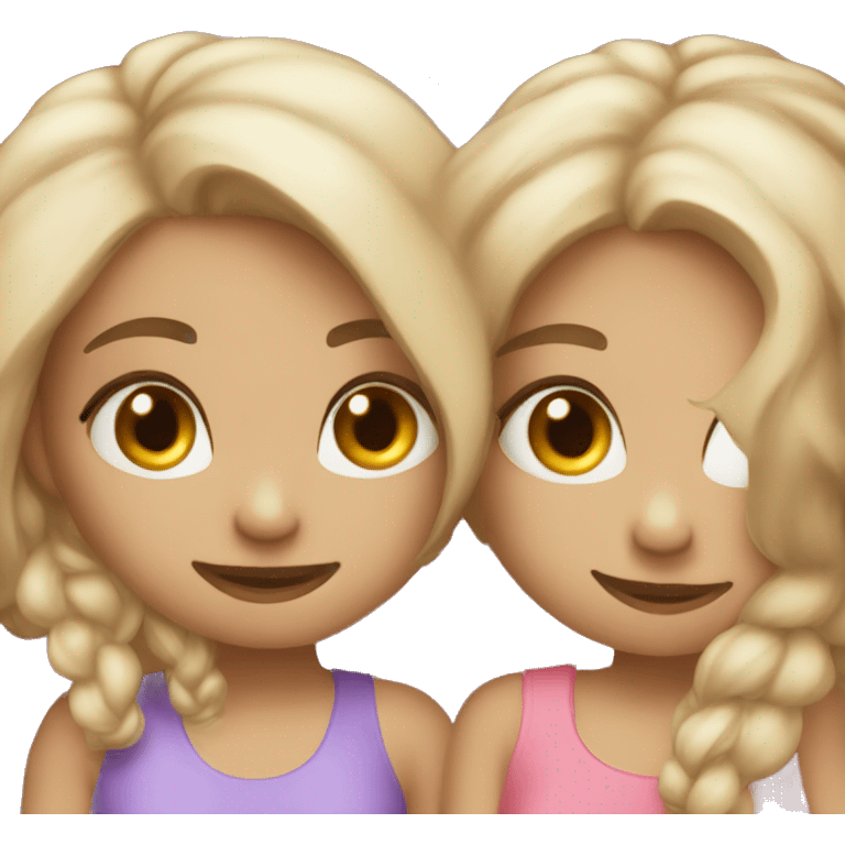 2 girls in love  emoji