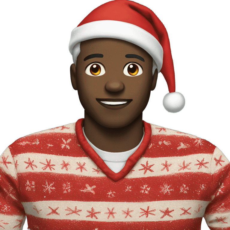 Black people on Christmas Eve emoji