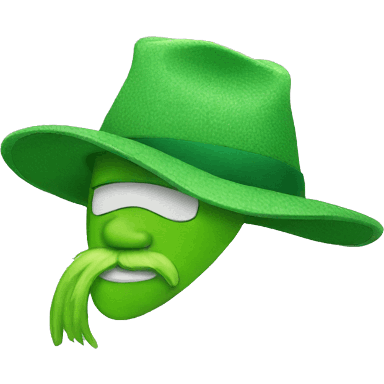 Green hat emoji