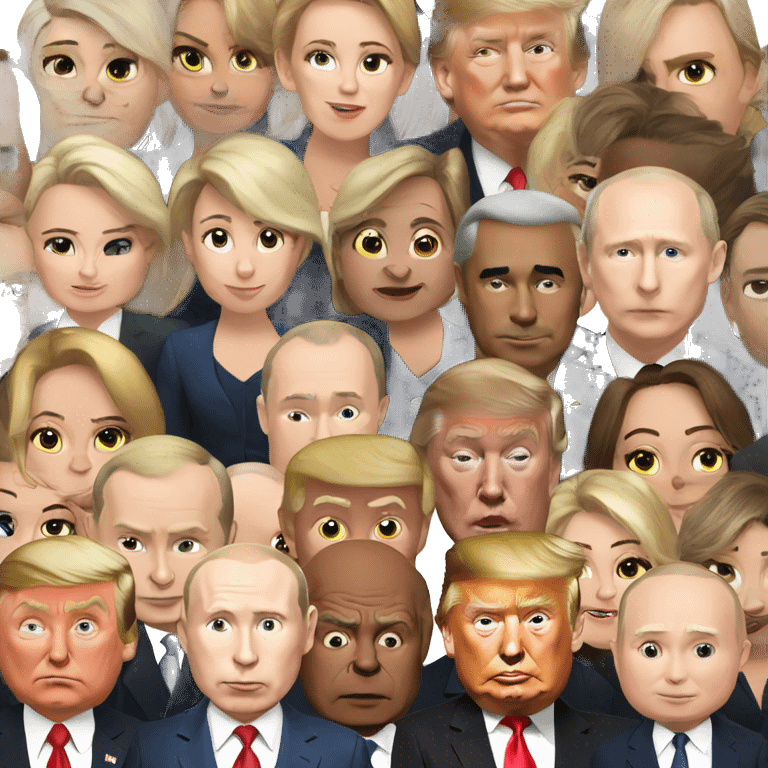 mix of putin and trump emoji