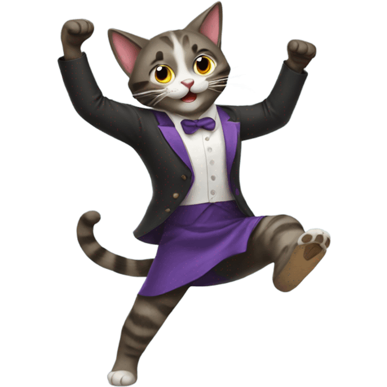 Dancing cat emoji