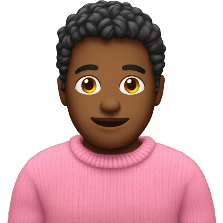 Pink sweater emoji