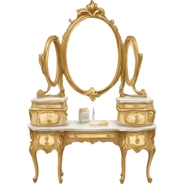 Rococo vanity emoji