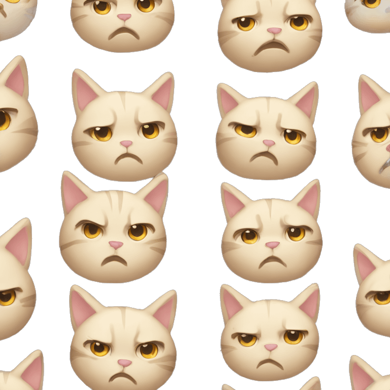 Cat very sad, crying  emoji