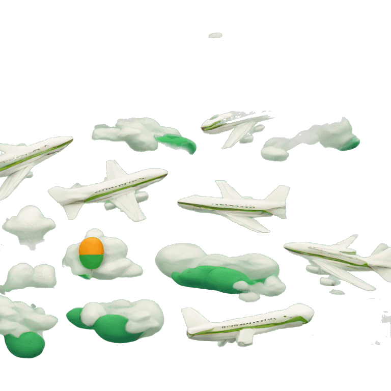 Ireland jet vacation emoji