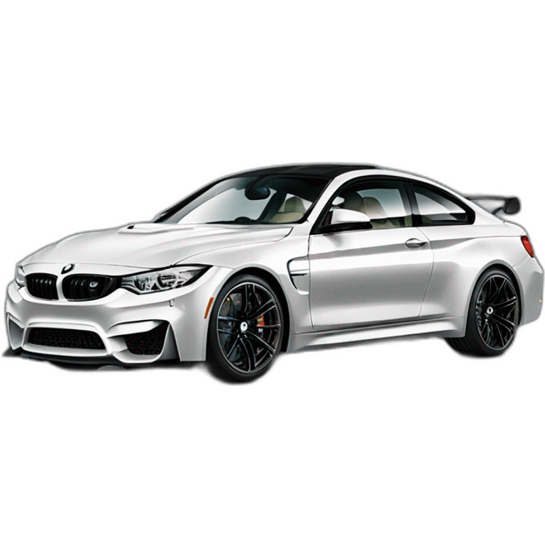 2016 bmw m4 competition with black background emoji