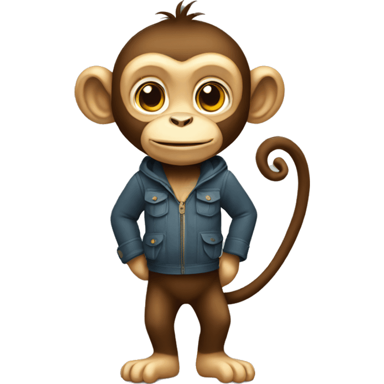 Monkey FULL BODY emoji