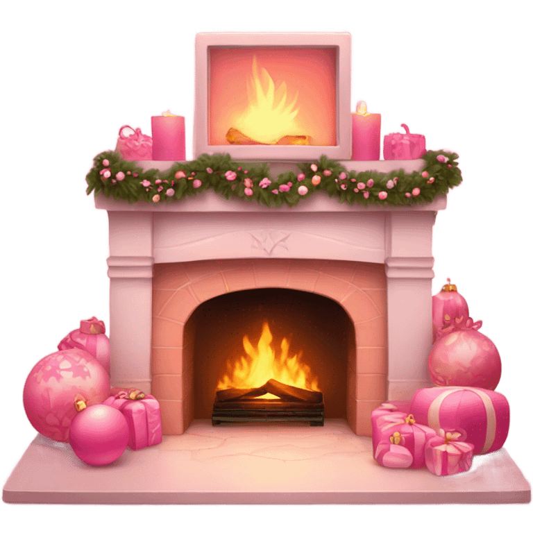 Winter Pink FirePlace emoji