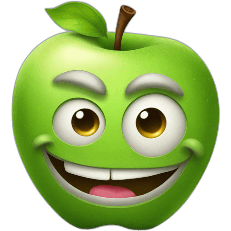 trollface apple artstyle emoji