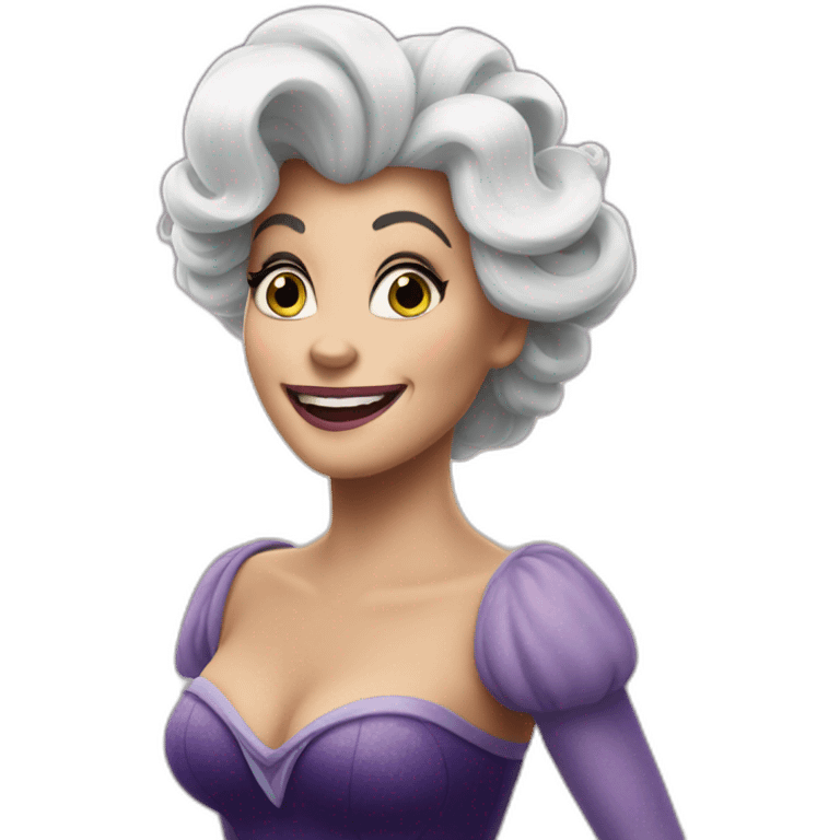 Ursula in Disney emoji