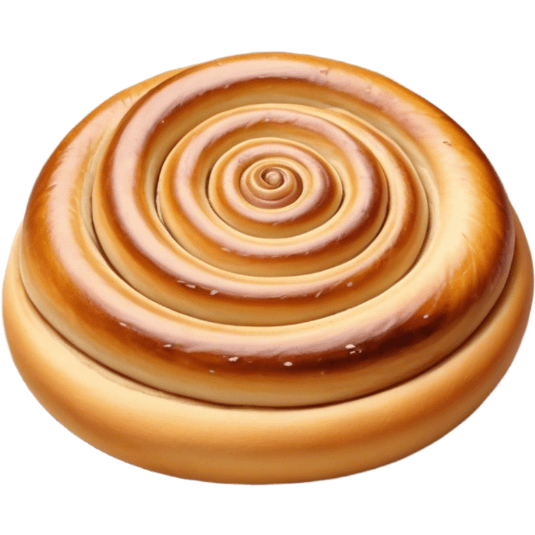 Cinematic delicate escargot pastry, spiral shape with layers of buttery dough, caramelized edges, rich golden-brown tones, elegant and inviting. emoji