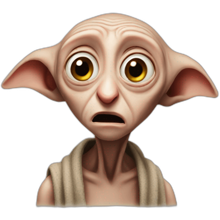 Dobby shocked emoji