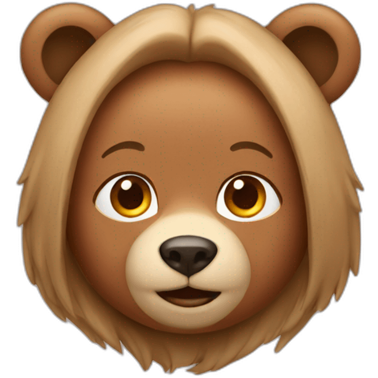 female bear emoji