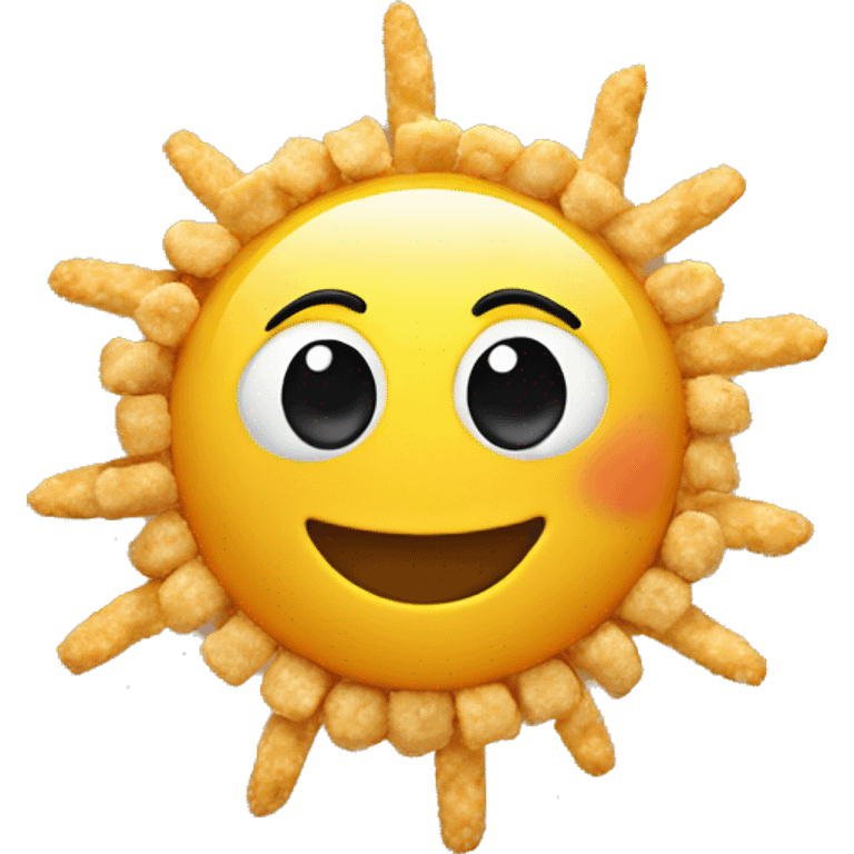 cereal inside a sun emoji