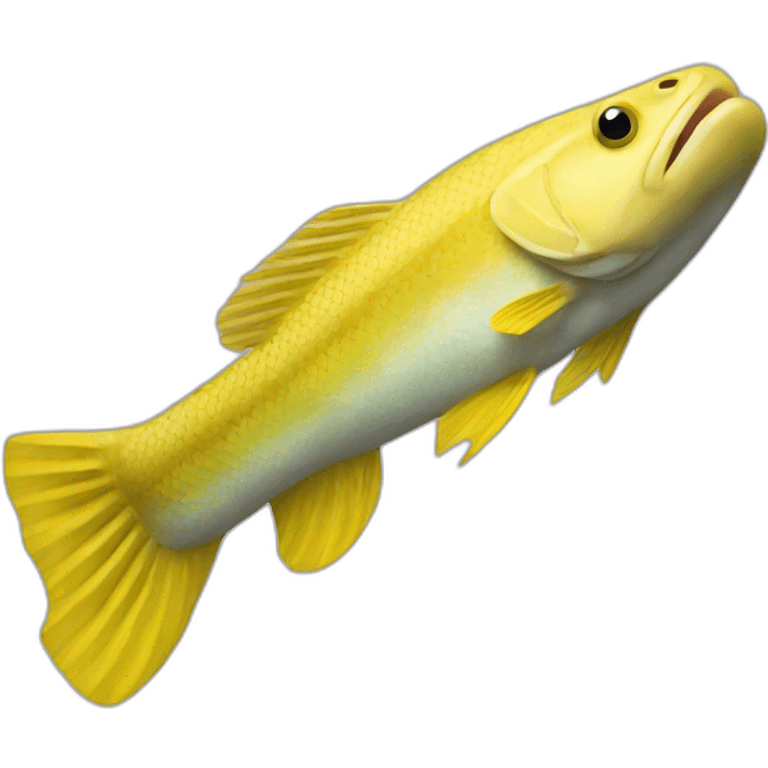 yellow snakehead fish emoji