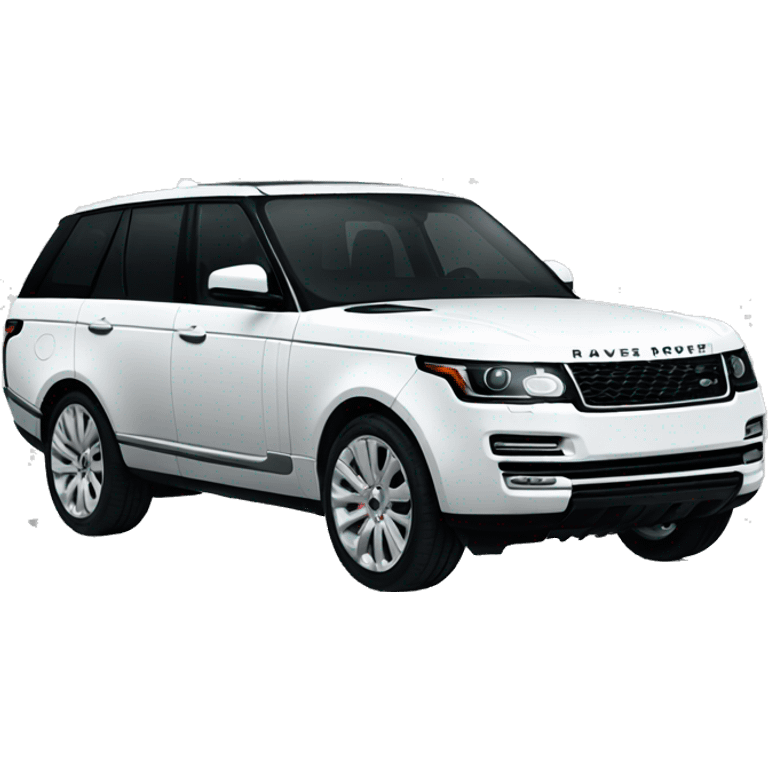 White Range Rover  emoji