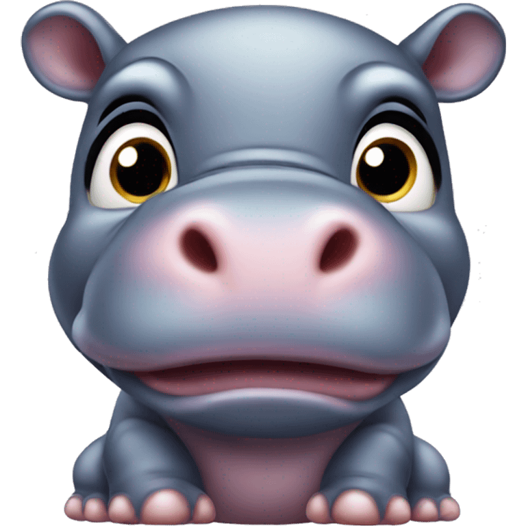 baby hippo that’s shiny with big eyes and mad emoji