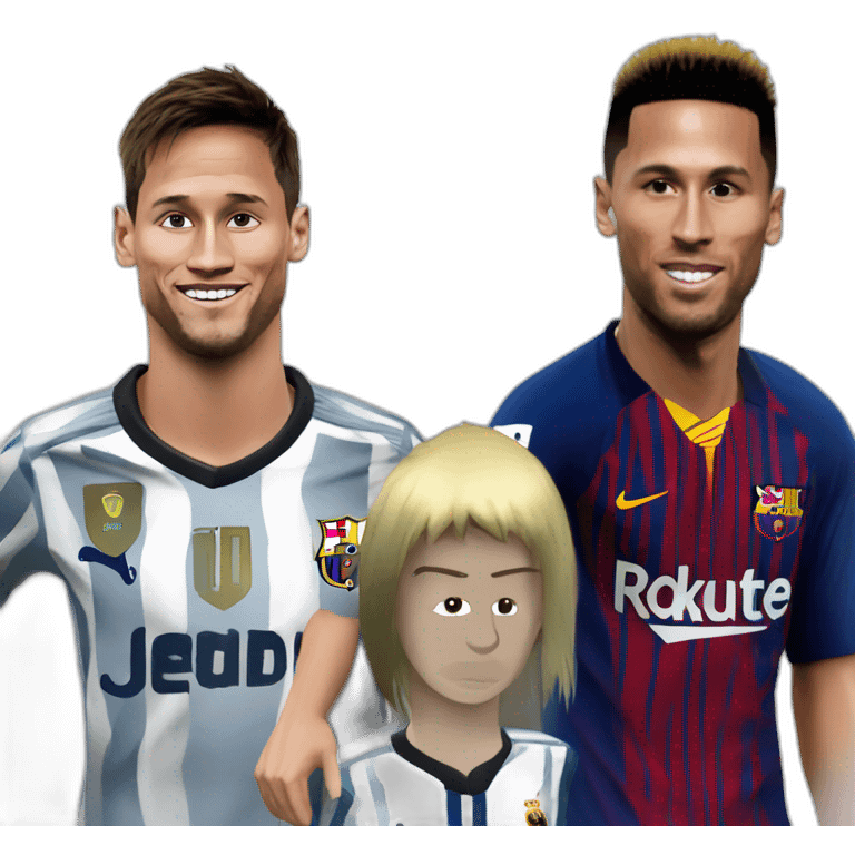 Neymar-messi-ronaldo emoji