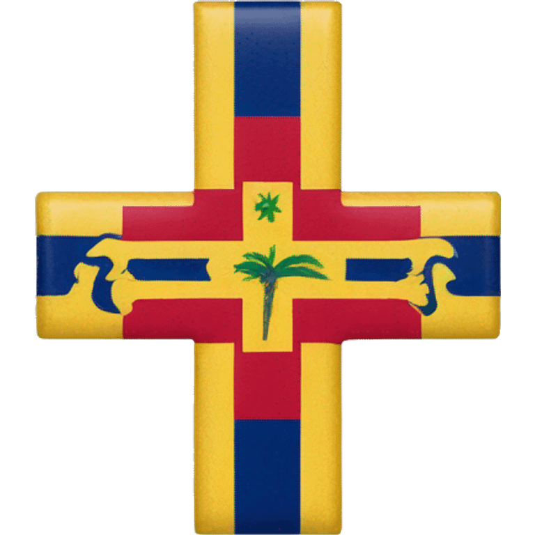 Bandera cruz de bonaire  emoji