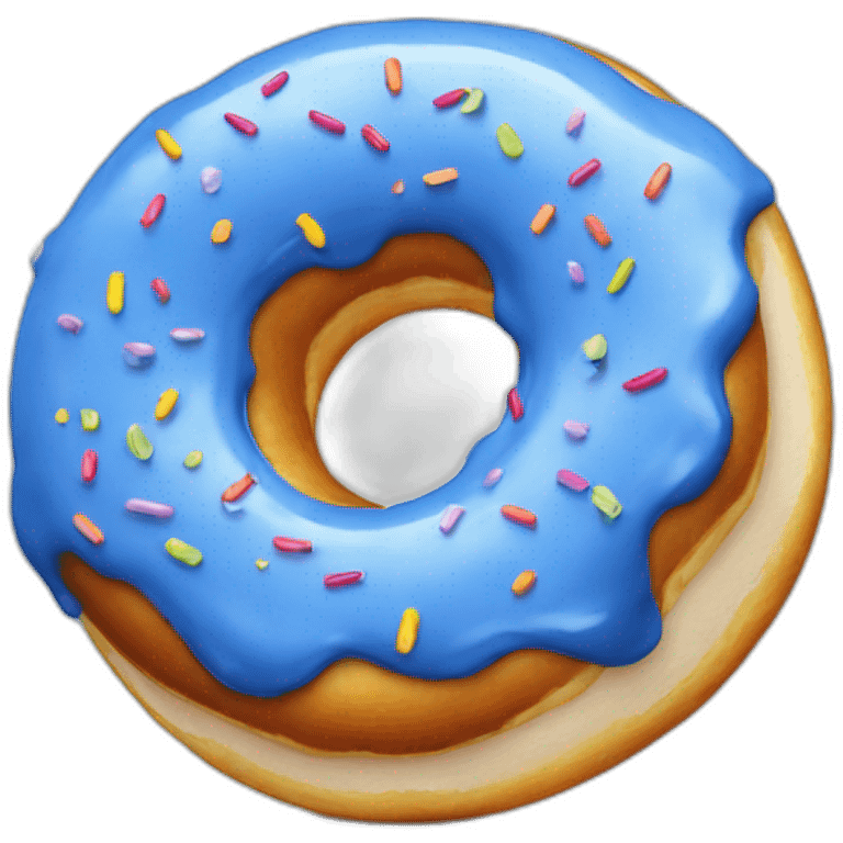 Donut bleu  emoji