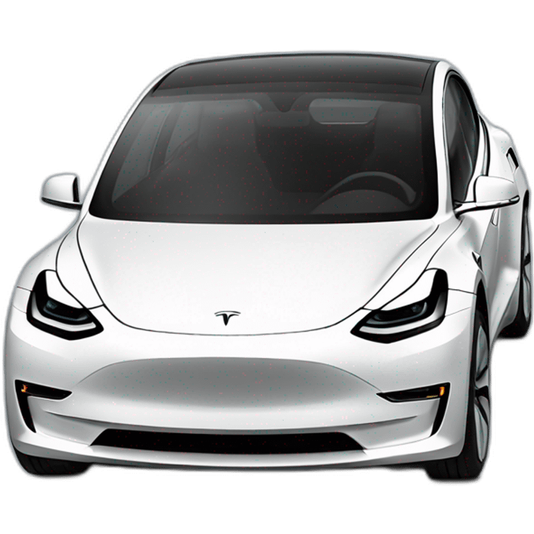 Tesla model 3 emoji