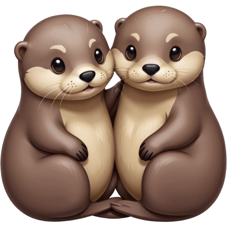 otters in love emoji