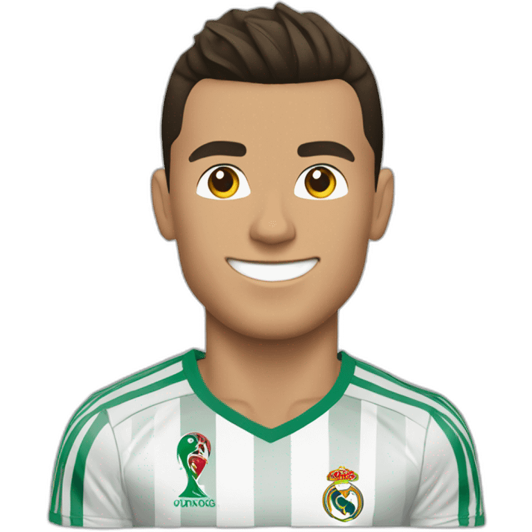 Cristiano ronaldo qui montre son dos emoji