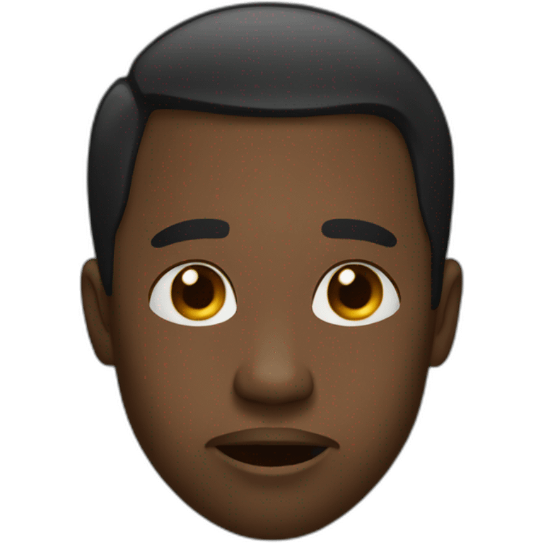 a black man crying on the fllor emoji